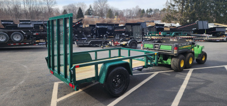 New 5 x 8 Sure-Trac Tube Top Utility Trailer 3k ***GREEN“2025 Philadelphia Eagles Edition”