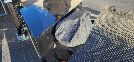 New 7 x 20 BWISE Hydraulic Tilt Equipment /Car Hauler Trailer 10k***WINCH INCLUDED