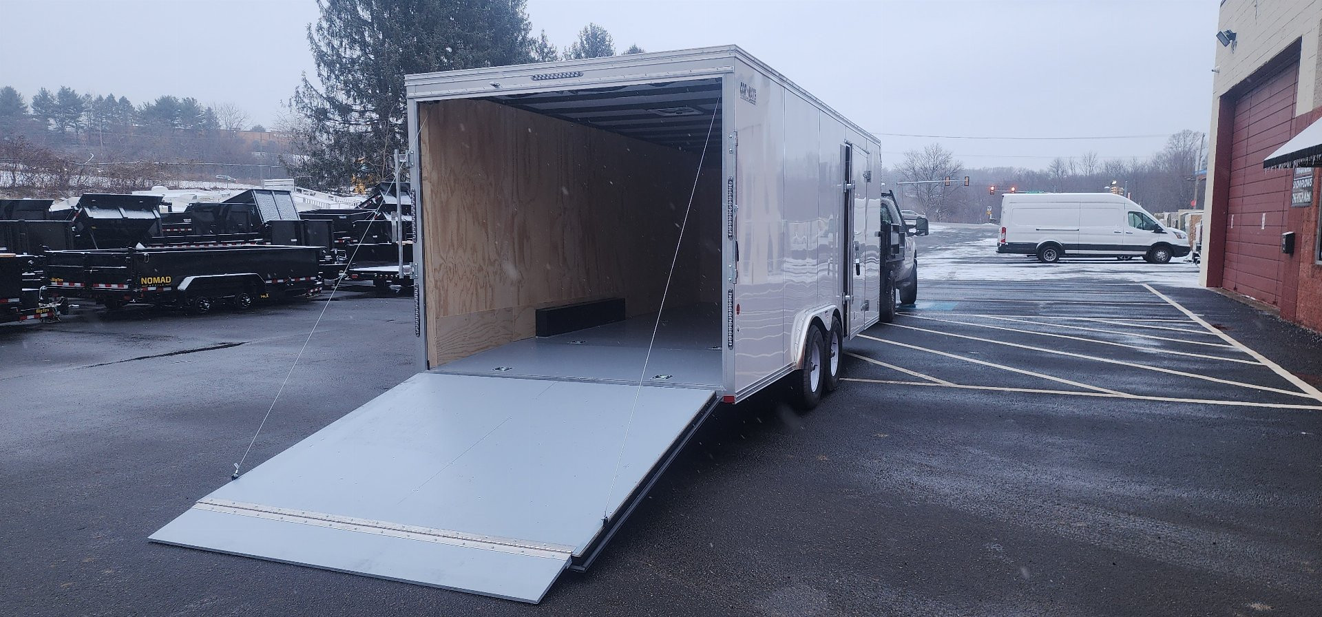 New 8 x 20 Car-Mate Custom Landscaper 10k / Enclosed Car Trailer