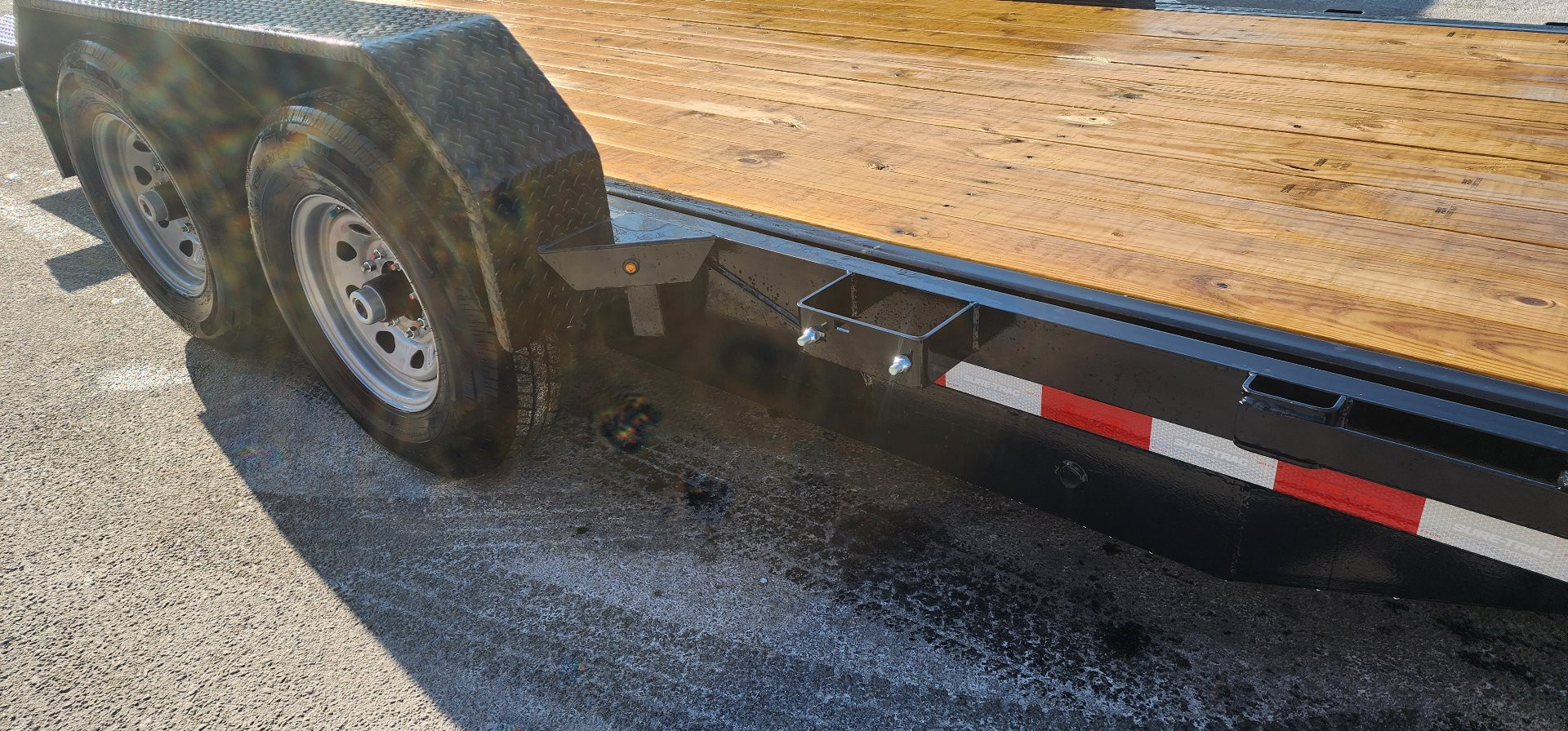 New 7 x 18 Sure-Trac Tilt Bed Equipment Trailer 14k