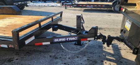 New 7 x 18 Sure-Trac Tilt Bed Equipment Trailer 14k