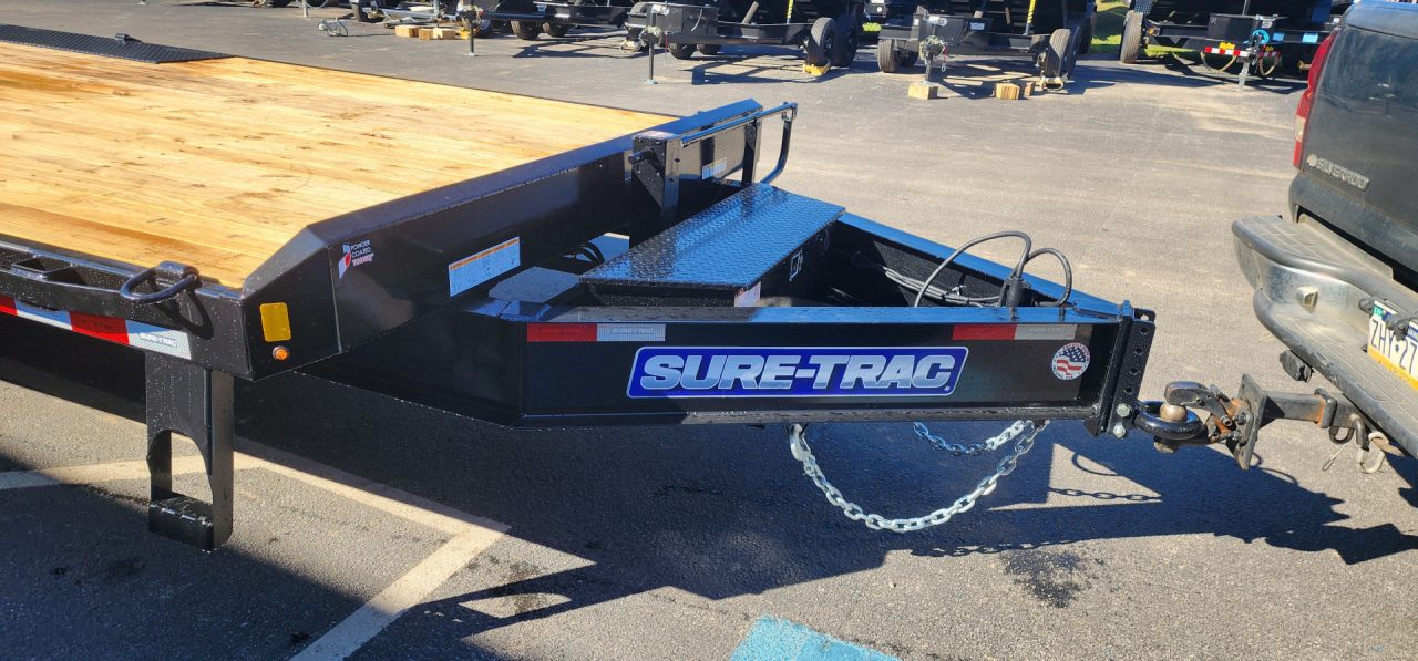 New 8.5 x 22 Sure-Trac HD Power-Tilt Deck Over Equipment Trailer 15K