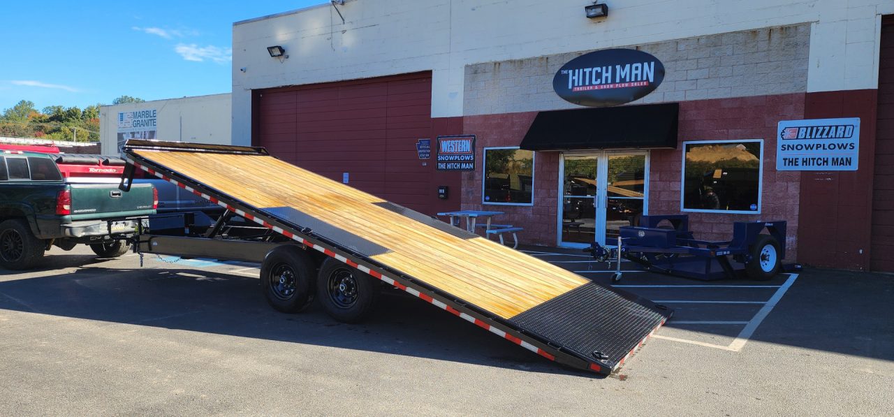 New 8.5 x 22 Sure-Trac HD Power-Tilt Deck Over Equipment Trailer 15K