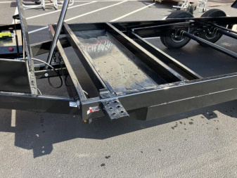 New 7 x 16 Sure-Trac HD Telescopic 4ft High Side Dump Trailer 14k