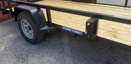 New 6 x 12 Sure-Trac Tube Top Utility Trailer  3k