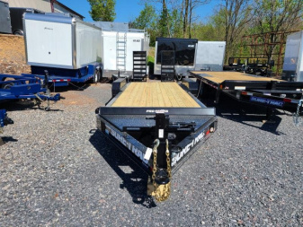 New 7 X 22 (19+3) Sure-Trac Pro Series I-Beam HD Implement Trailer, 17.6k GVWR **Loaded w/Standard Features