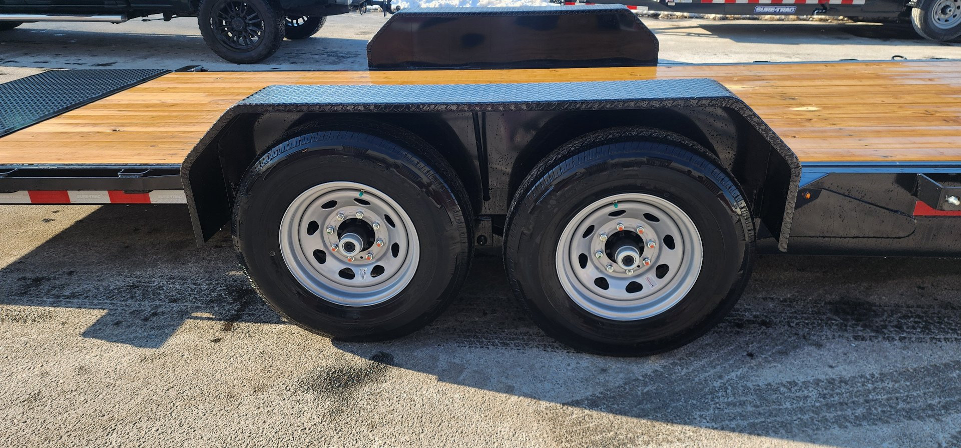 New 7 x 18 Sure-Trac Tilt Bed Equipment Trailer  14k