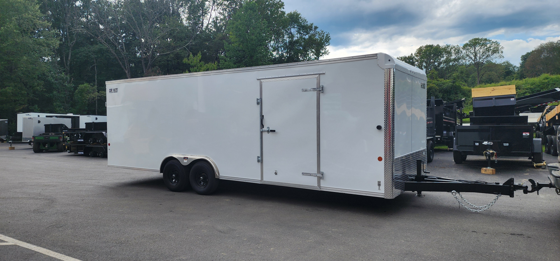 New 8 x 24 Car-Mate Custom Landscaper 10k / Enclosed Car Trailer