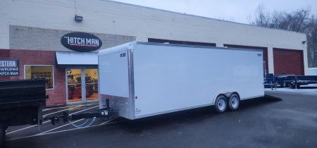 New 8 x 24 Car-Mate Custom Landscaper 10k / Enclosed Car Trailer