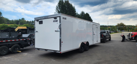 New 8 x 24 Car-Mate Custom Landscaper 10k / Enclosed Car Trailer