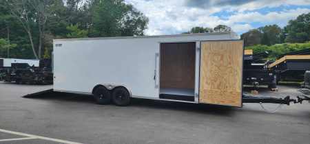 New 8 x 24 Car-Mate Custom Landscaper 10k / Enclosed Car Trailer