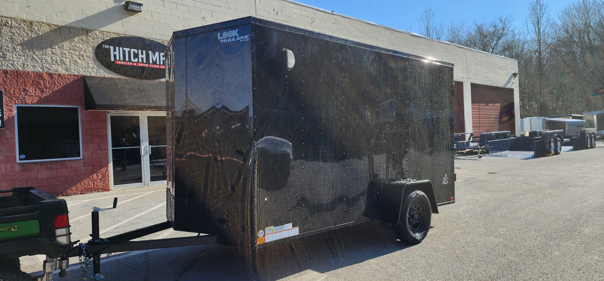 New 6 x 12 LOOK ST DLX Cargo Trailer Blackout Package 3k