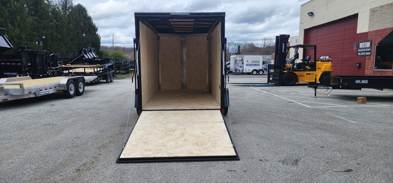 New 6 x 12 LOOK ST DLX Cargo Trailer Blackout Package 3k