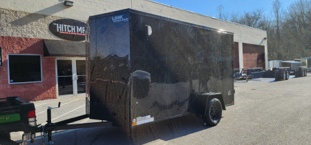 New 6 x 12 LOOK ST DLX Cargo Trailer Blackout Package 3k