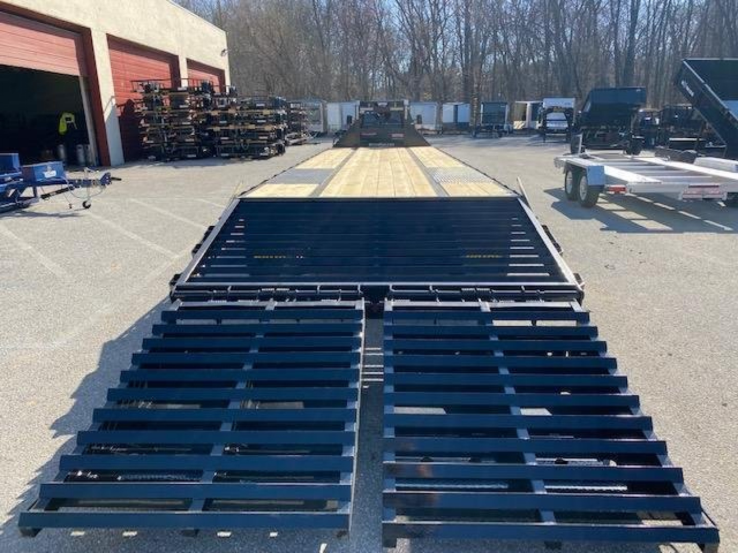 New 8.5 x 40 (35+5) 22GN Big Tex Deckover Equipment Trailer w/ Mega Ramps & Spare tire** 23.9k