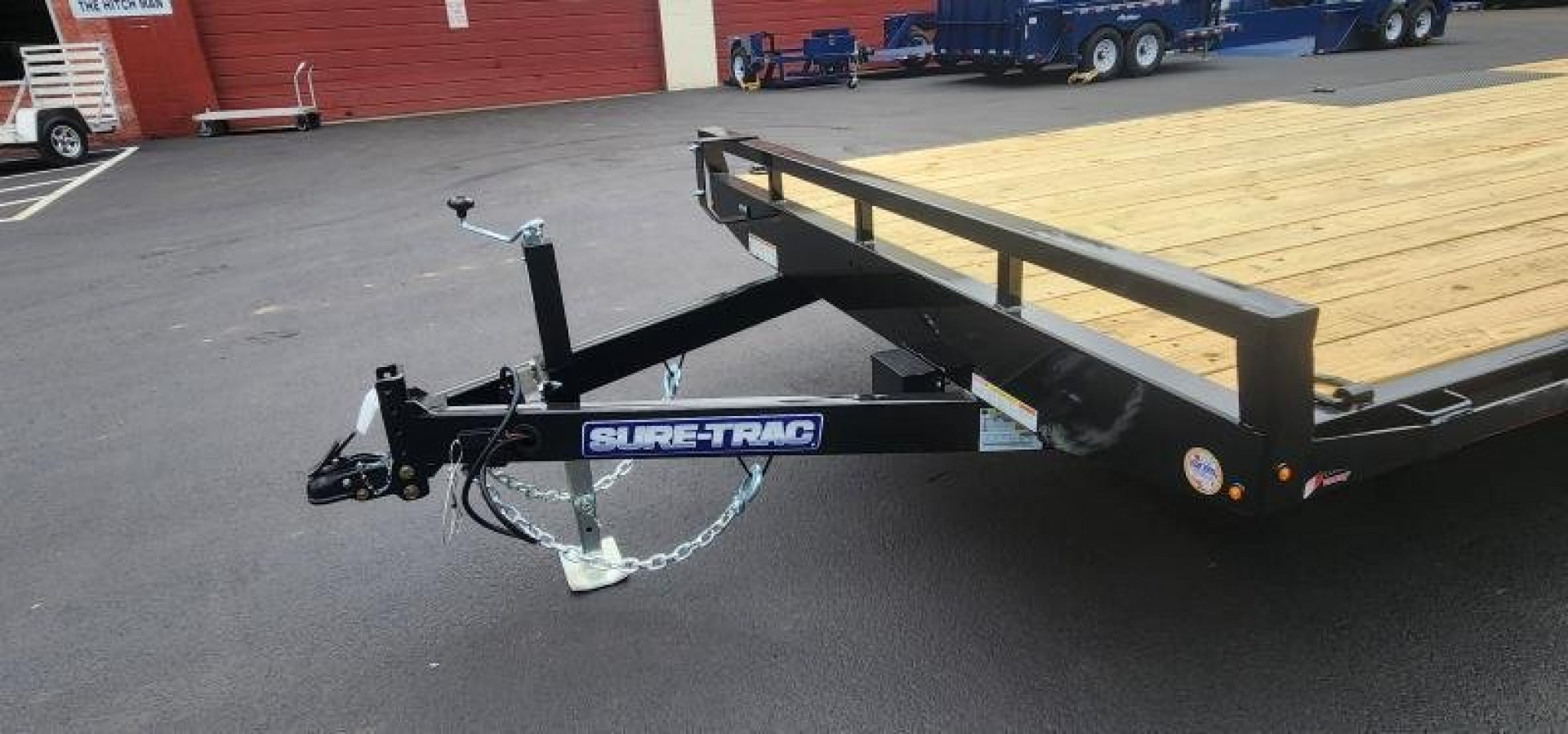 New 8.5 x 20 Sure-Trac Low Profile Flat Deck Deckover Trailer  10k
