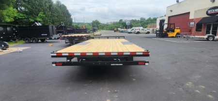New 8.5 x 20 Sure-Trac Low Profile Flat Deck Deckover Trailer  10k
