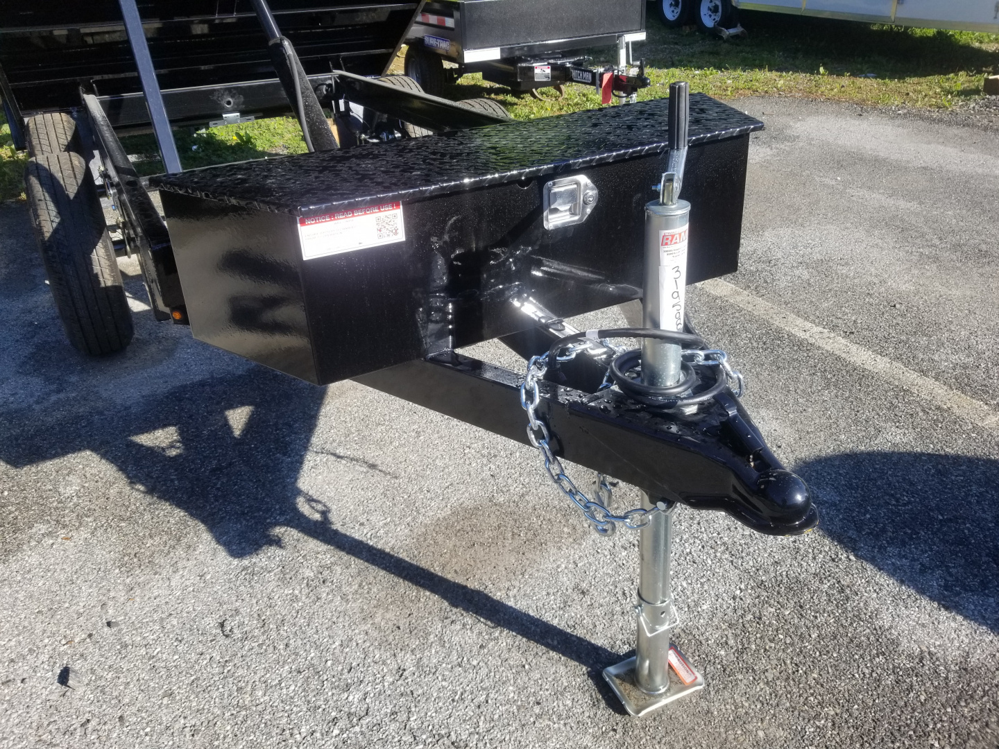 New 6 x 10 Sure-Trac Deckover Dump Trailer  7k