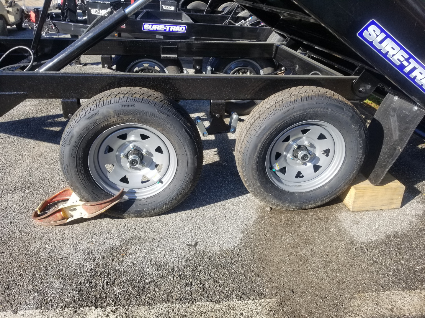 New 6 x 10 Sure-Trac Deckover Dump Trailer  7k