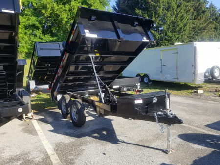 New 6 x 10 Sure-Trac Deckover Dump Trailer  7k