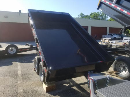 New 6 x 10 Sure-Trac Deckover Dump Trailer  7k