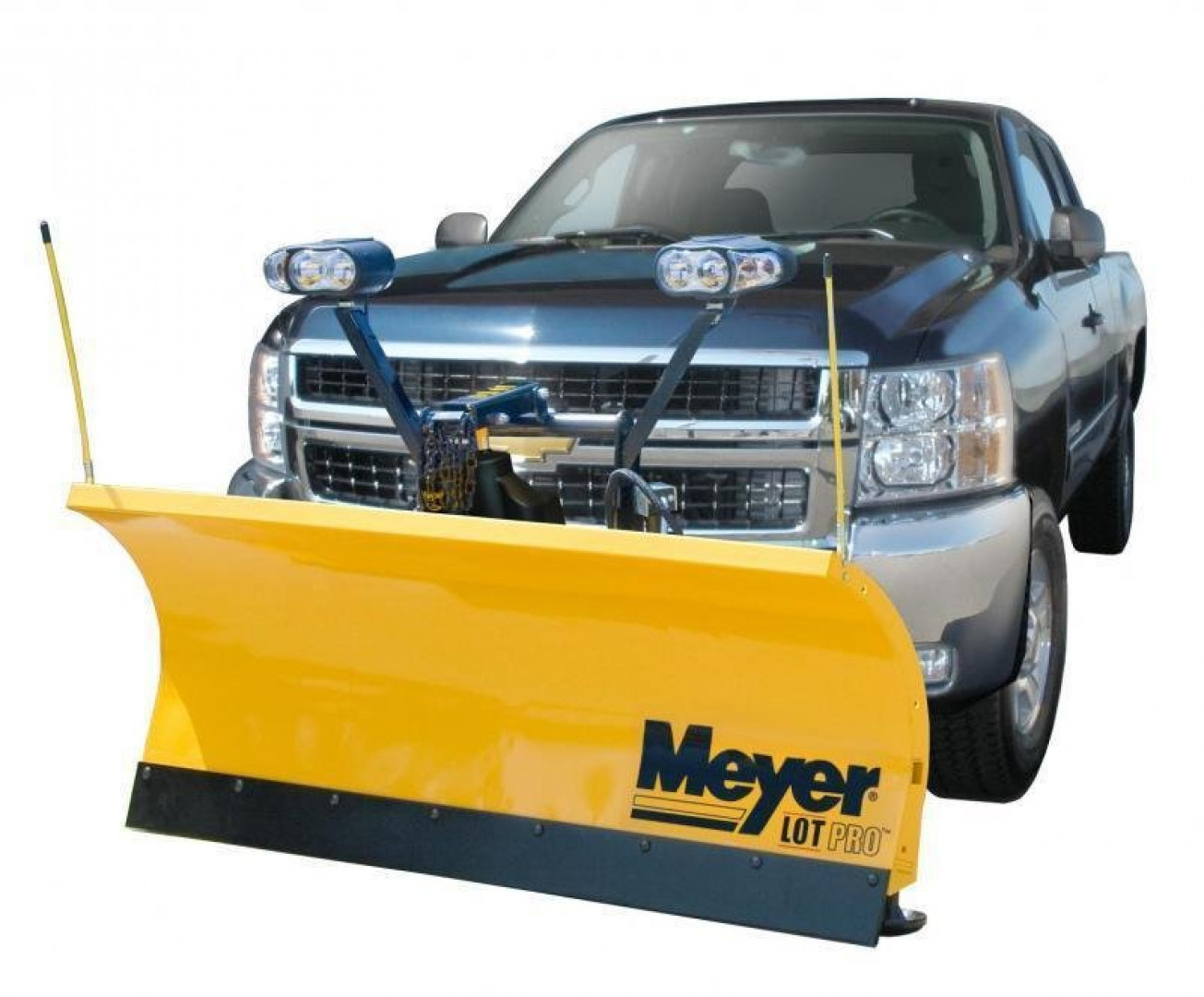 New Meyer 9.0' Lot Pro HD Straight Blade ***Standard Operating System, LED Lights, & Handheld Controller