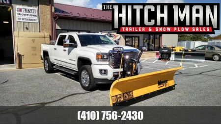 New Meyer 8.5' Lot Pro HD Straight Blade ***Standard Operating System, LED Lights, & Handheld Controller