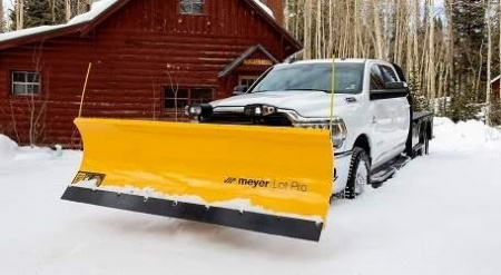 New Meyer 8.0' Lot Pro HD Straight Blade  ***Standard Operating System, LED Lights, & Handheld Controller
