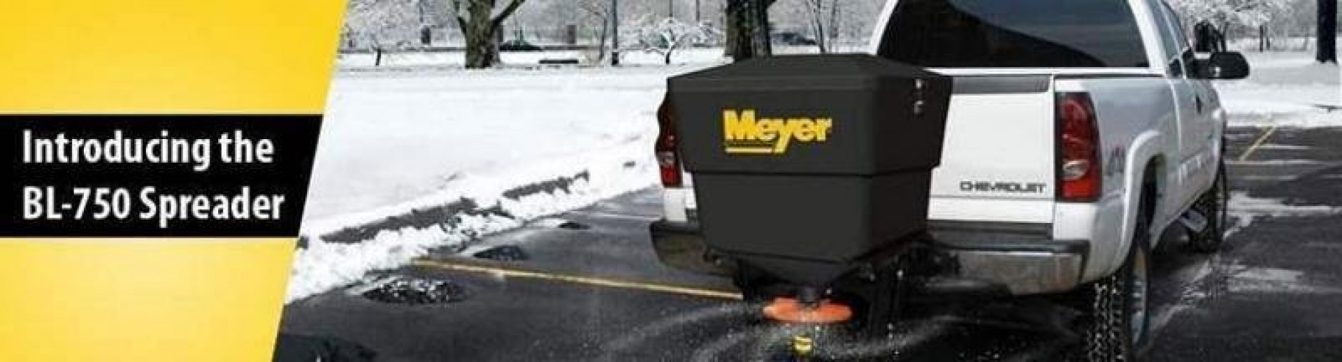 New Meyer 6.3 cf Base Line BL400 Tailgate Spreader **w/2" Hitch Mount & Variable Speed Controller
