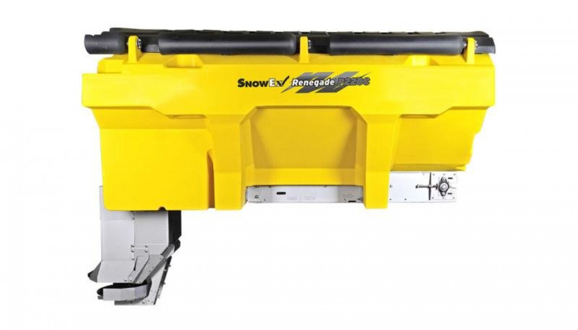 New SnowEx 2.2CY Renegade Helixx P220A Poly Hopper Spreader **w/Lid, Inverted V, & Helixx Auger