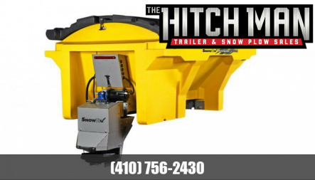 New SnowEx 2.2CY Renegade Helixx P220A Poly Hopper Spreader **w/Lid, Inverted V, & Helixx Auger