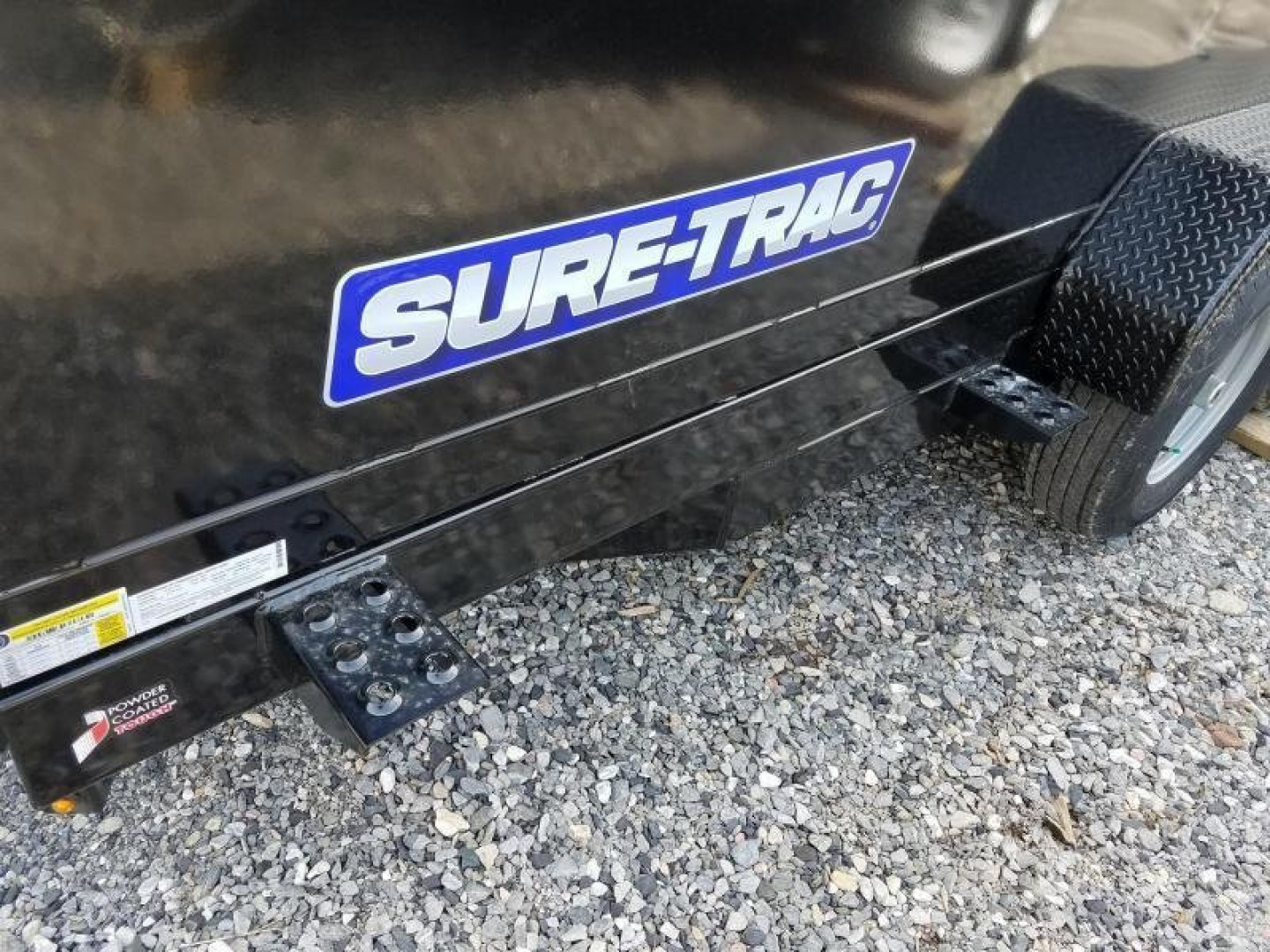 New 7 x 14 Sure-Trac HD 36" High Side Dump Trailer, 14k GVWR **Telescopic Lift Ram w/Tarp Kit & 110V Battery Charger