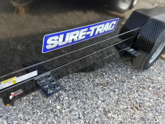 New 7 x 14 Sure-Trac HD 36" High Side Dump Trailer, 14k GVWR **Telescopic Lift Ram w/Tarp Kit & 110V Battery Charger