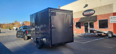 New 7 x 12 Look Element Se V-Nose Cargo 5k **With Brakes** 7' interior height