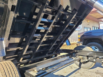 New 7 x 14 B-WISE LE Series Low Profile Dump Trailer, 14K GVWR w/Dual Telescopic Rams **7GA Floor, Dual Acting Gate, Ramps, D-Rings