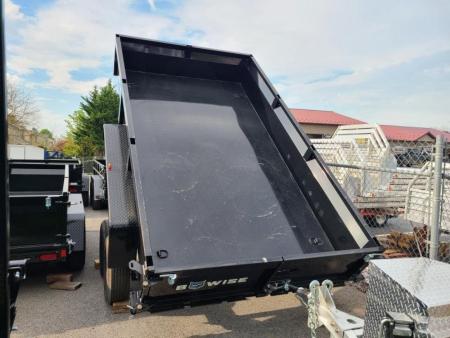 New 7 x 12 B-WISE LE Series Low Profile Dump Trailer 10K GVWR ***w/Combo Gate, Ramps, & D-Rings