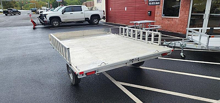 Used 2014 90" X 111" Aluma A888 ATV Trailer 2.2K with Spare