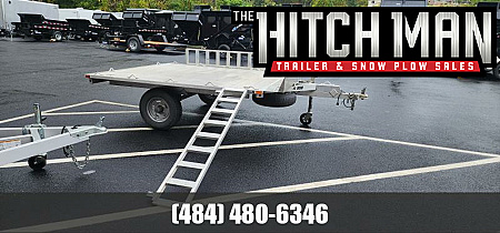 Used 2014 90" X 111" Aluma A888 ATV Trailer 2.2K with Spare