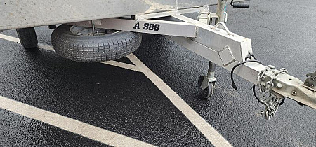 Used 2014 90" X 111" Aluma A888 ATV Trailer 2.2K with Spare