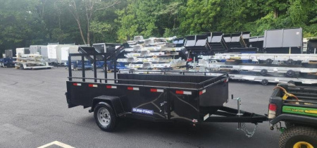 New 6 x 12 Sure-Trac 2' Steel High Side Trailer  3k