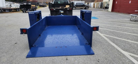 New 6' 3" x 12' Air-Tow US12-55 Drop Deck  Equipment Trailer 8.5k GVWR, **w/ 110v Battery Charger & Spare Tire Mounting Bracket