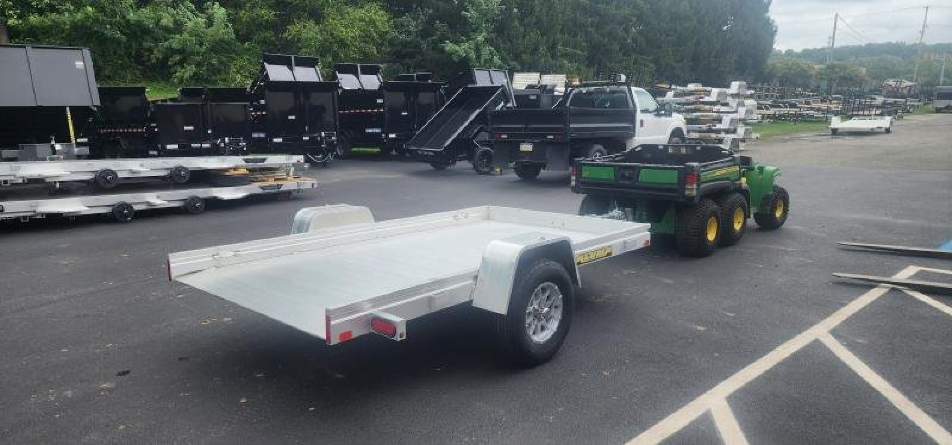 New 5.9 x 10.2 Aluma 6810H Tilt Utility Trailer 3k