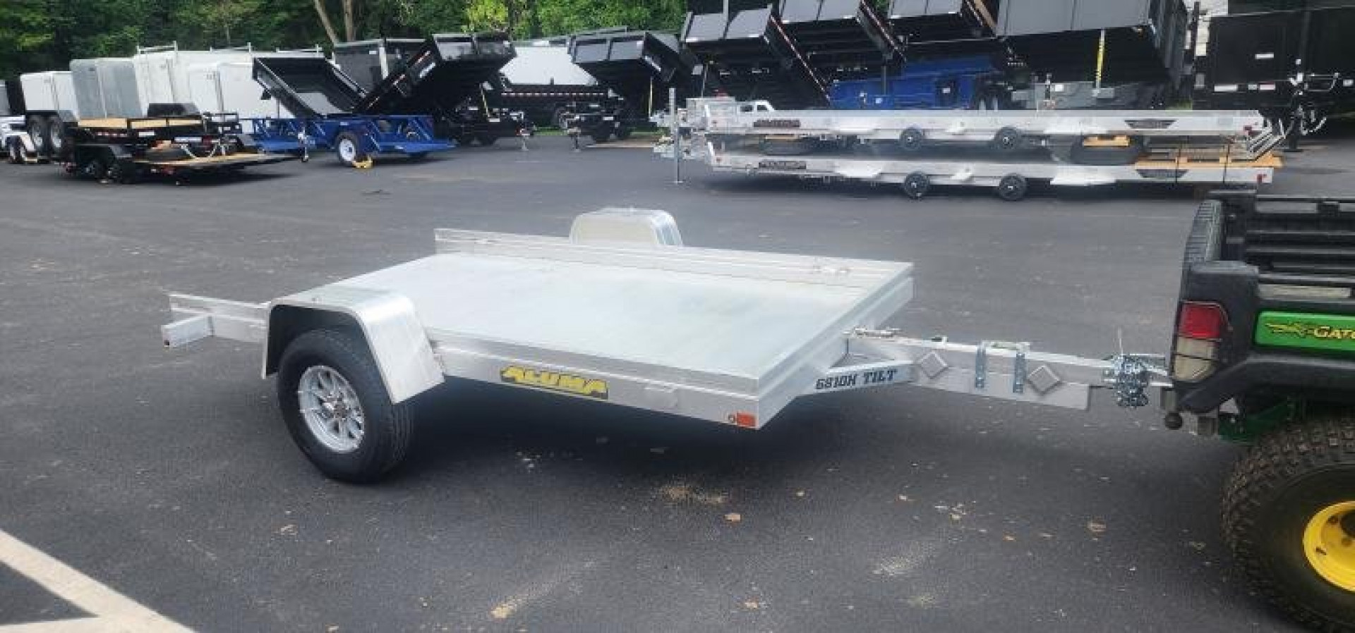 New 5.9 x 10.2 Aluma 6810H Tilt Utility Trailer 3k