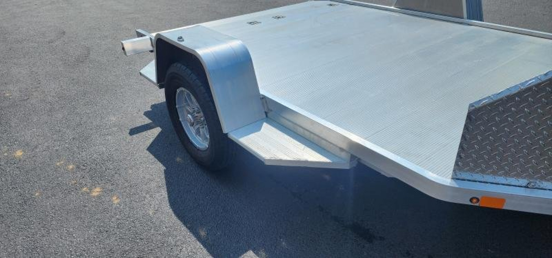New 6.5' X 11' Aluma MC210 2 Place Motorcycle Trailer 3K