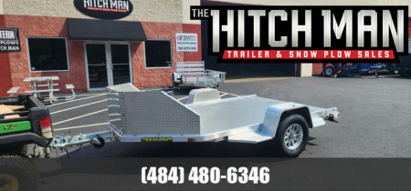 New 6.5' X 11' Aluma MC210 2 Place Motorcycle Trailer 3K