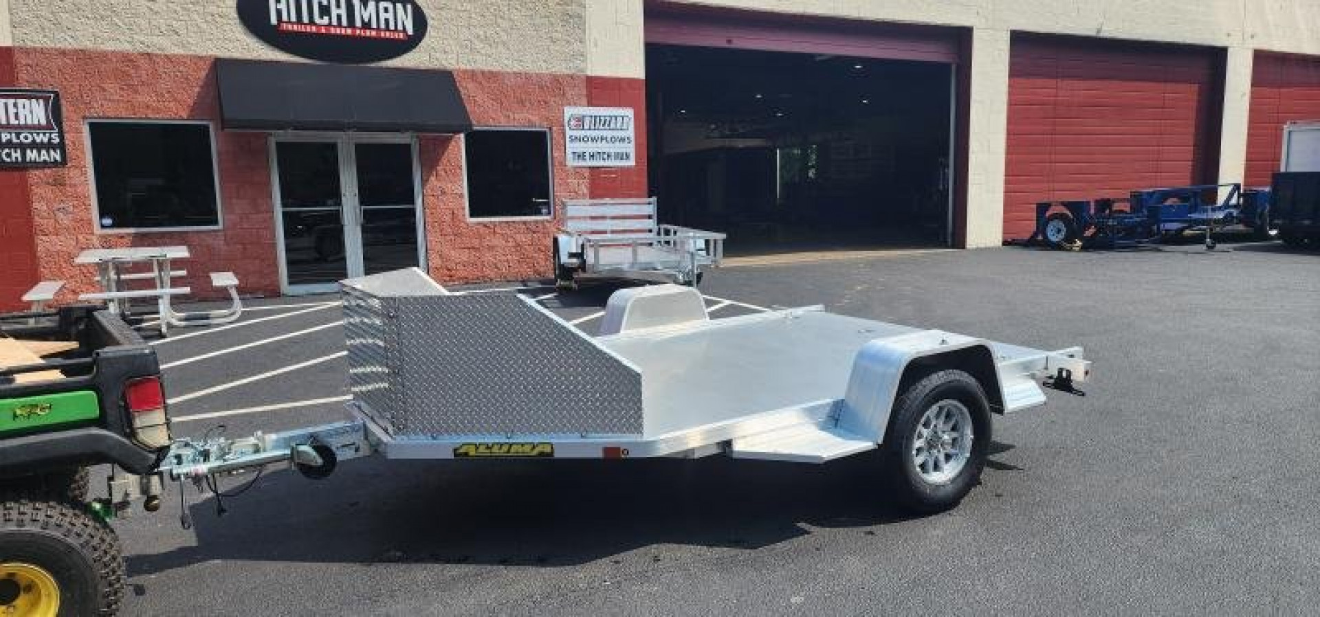 New 6.5' X 11' Aluma MC210 2 Place Motorcycle Trailer 3K