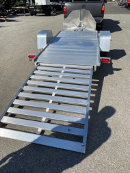 New 4'3" x 10'5" Aluma MC10 Aluminum Single Motorcycle Trailer 2k