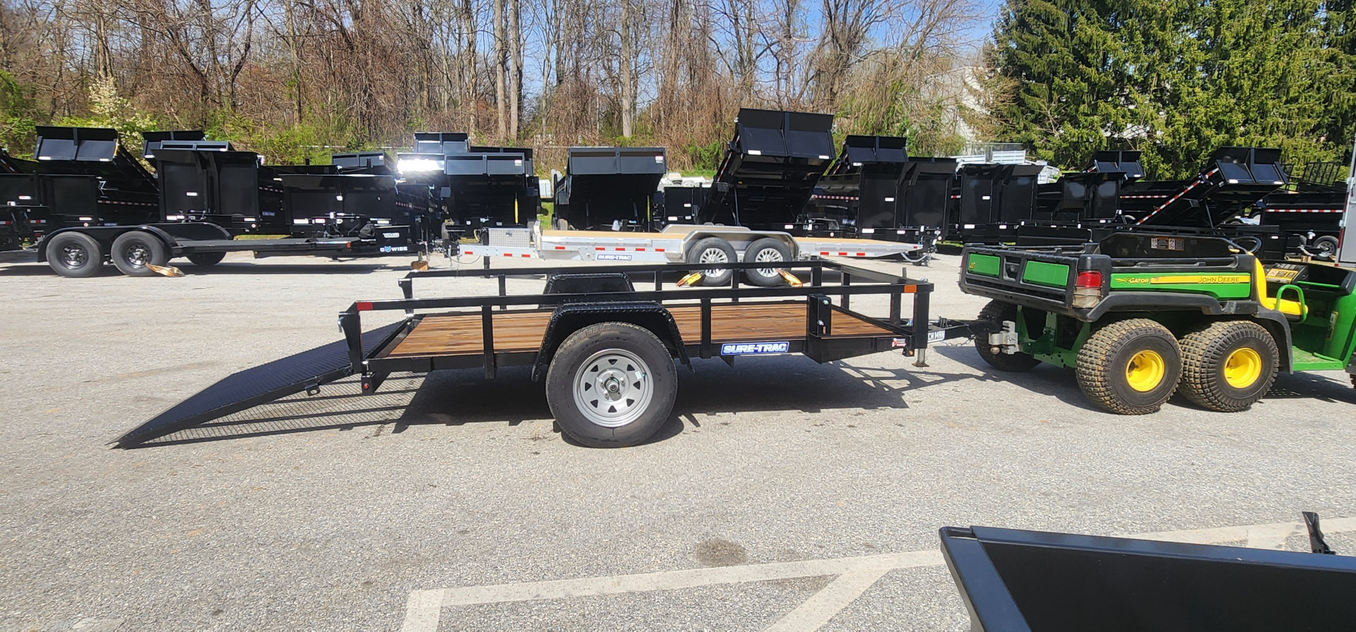 New 5 x 10 Sure-Trac Tube Top Utility Trailer 3k