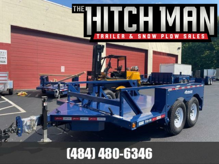 New 6'3" x 12' Air Tow T12-10 Drop Deck Flatbed Trailer 13.3k