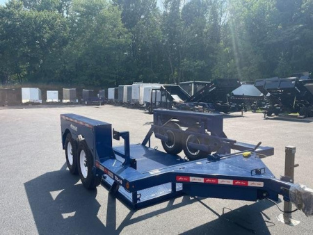 New 6'3" x 12' Air Tow T12-10 Drop Deck Flatbed Trailer 13.3k